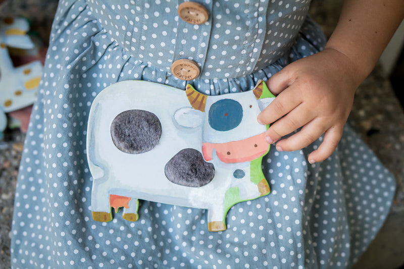 Djeco Tactile Farm Puzzle Djeco Puzzles at Little Earth Nest Eco Shop Geelong Online Store Australia