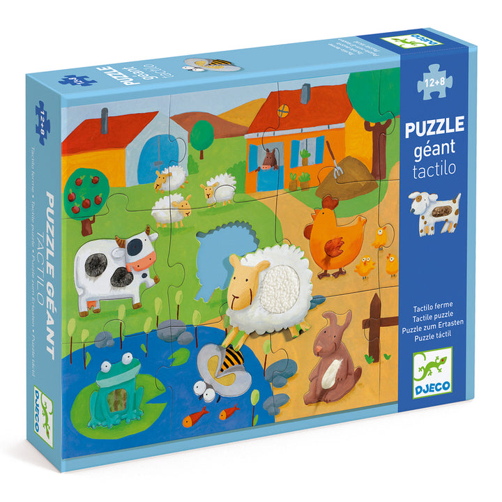 Djeco Tactile Farm Puzzle Little Earth Nest