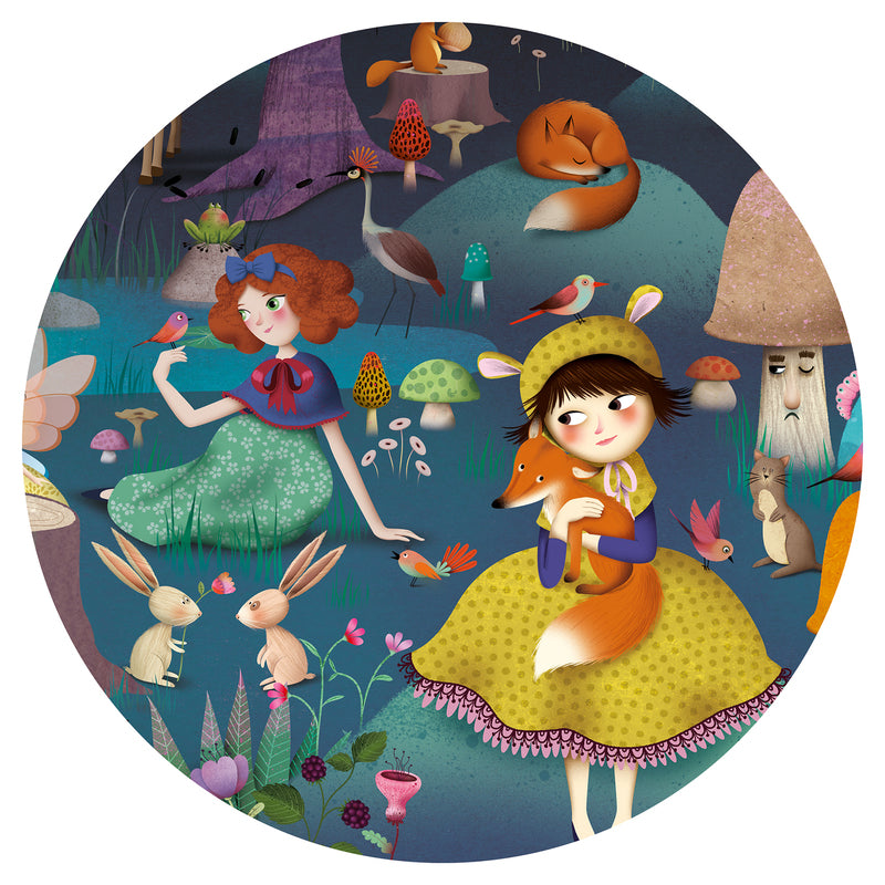 Djeco Enchanted Forest Puzzle 100 Piece Djeco Puzzles at Little Earth Nest Eco Shop Geelong Online Store Australia