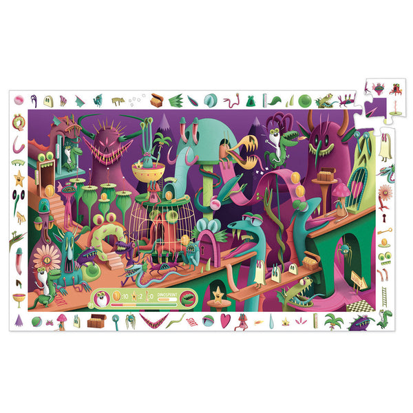 Djeco Puzzle Observation & Poster 200 Piece In a Video Game Djeco Puzzles at Little Earth Nest Eco Shop