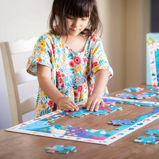 Djeco Aquatic Puzzle Observation and Poster 54 Piece Djeco Puzzles at Little Earth Nest Eco Shop Geelong Online Store Australia