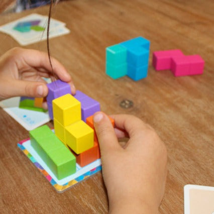 Djeco Cubissimo Wooden Cube Puzzle Djeco Puzzles at Little Earth Nest Eco Shop Geelong Online Store Australia