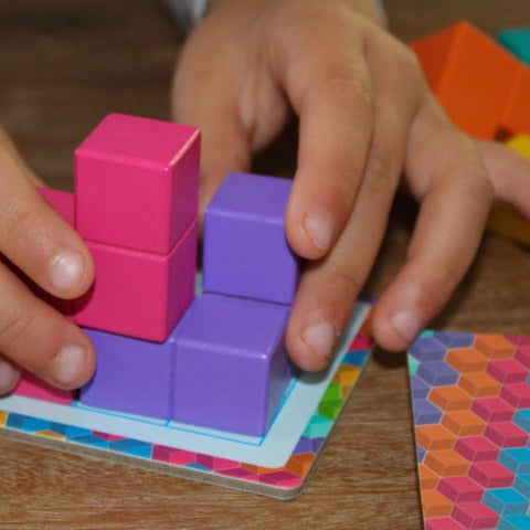 Djeco Cubissimo Wooden Cube Puzzle Djeco Puzzles at Little Earth Nest Eco Shop Geelong Online Store Australia