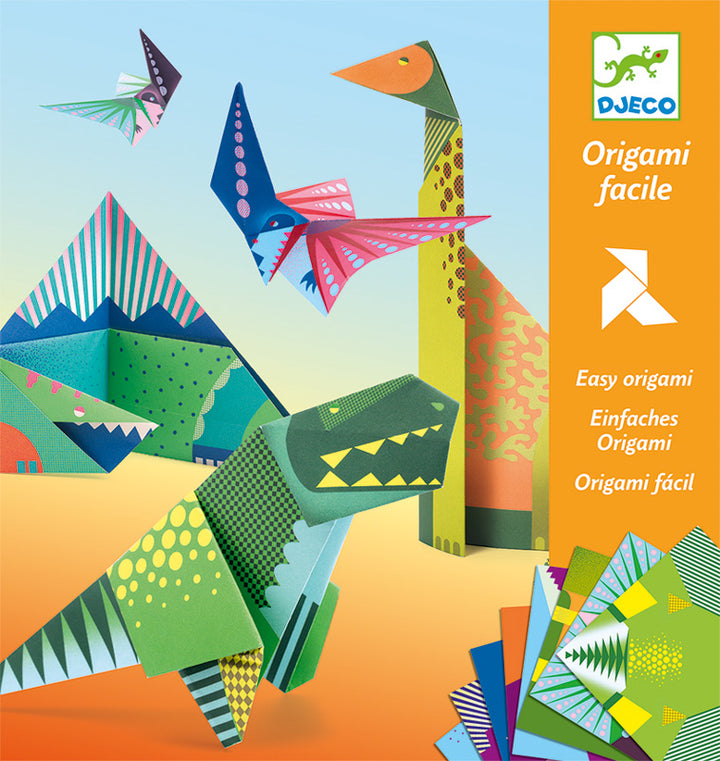 Djeco Introduction to Origami Djeco Art and Craft Kits Dinosaurs at Little Earth Nest Eco Shop