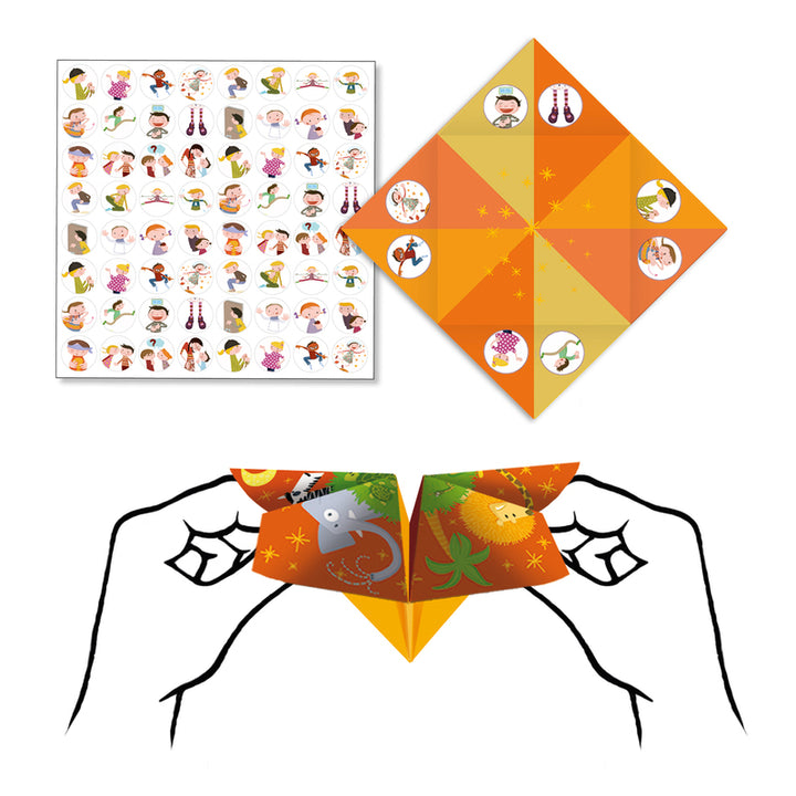 Djeco Origami Fortune Teller Djeco Art and Craft Kits at Little Earth Nest Eco Shop