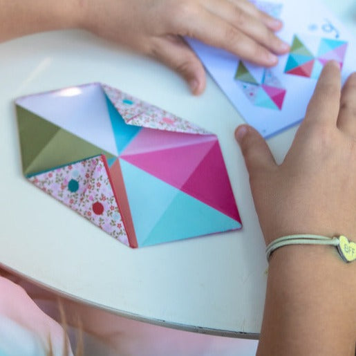 Djeco Origami Fortune Tellers Flowers Djeco Origami Paper Flowers at Little Earth Nest Eco Shop Geelong Online Store Australia