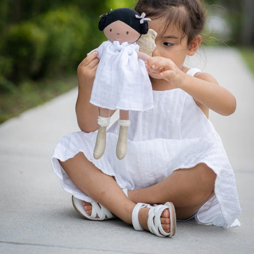 Organic Cotton Fairy Doll Tikiri Soft Toys at Little Earth Nest Eco Shop Geelong Online Store Australia