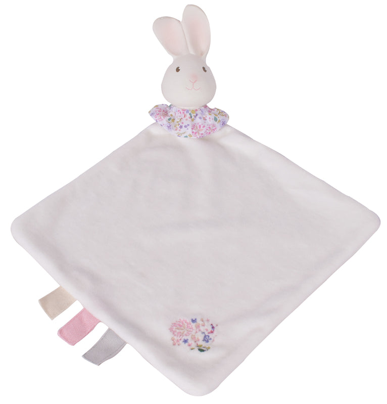 Havah Bunny Teether Blanket Little Earth Nest Dummies and Teethers at Little Earth Nest Eco Shop Geelong Online Store Australia