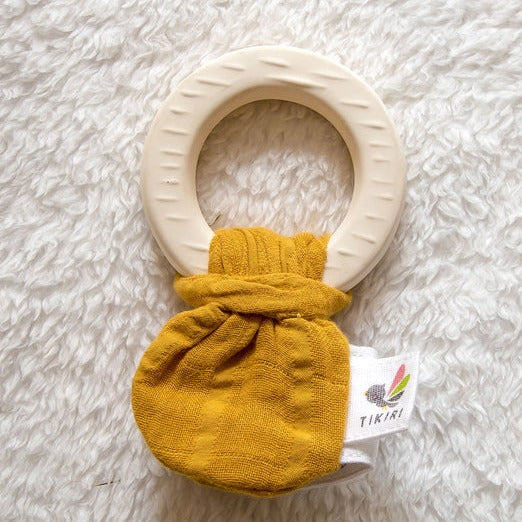 Tikiri Baby Teething Ring Tikiri Baby Activity Toys at Little Earth Nest Eco Shop Geelong Online Store Australia