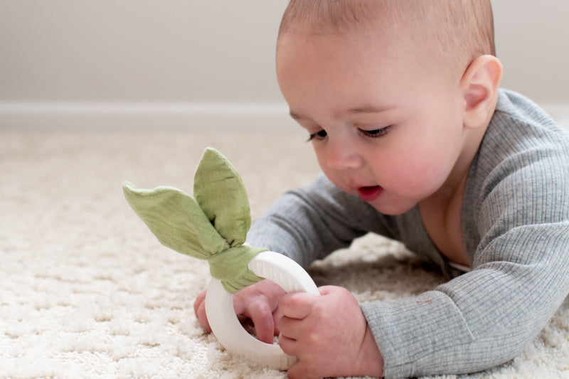 Tikiri Baby Teething Ring Tikiri Baby Activity Toys at Little Earth Nest Eco Shop Geelong Online Store Australia
