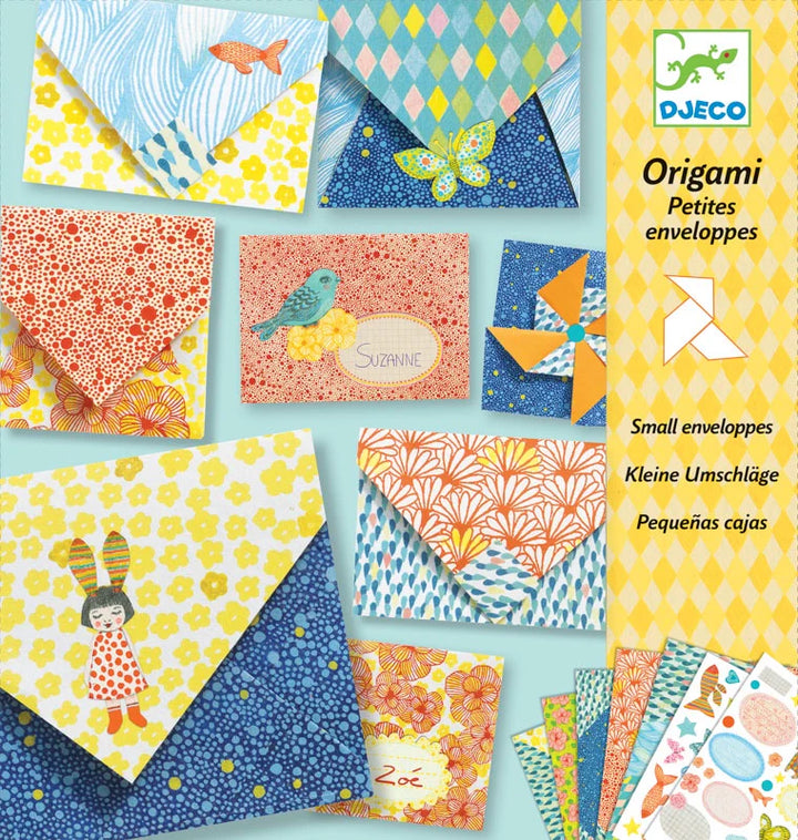 Djeco Introduction to Origami Djeco Art and Craft Kits Small Envelopes at Little Earth Nest Eco Shop