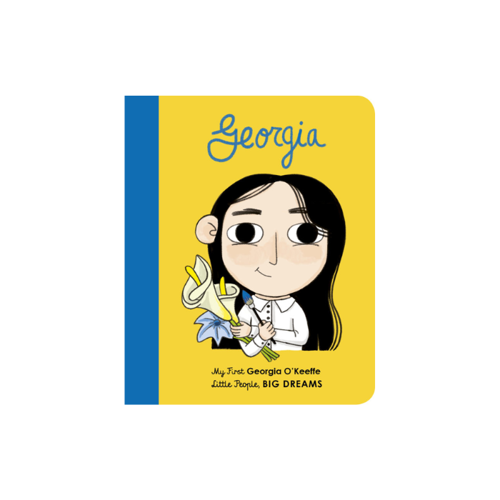 Little People Big Dreams Board Book Little Earth Nest Books Georgia OKeefe at Little Earth Nest Eco Shop Geelong Online Store Australia