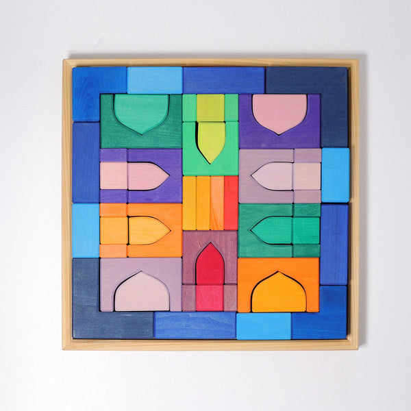 Grimms 1001 Nights Wooden Building Blocks Grimms Puzzle at Little Earth Nest Eco Shop