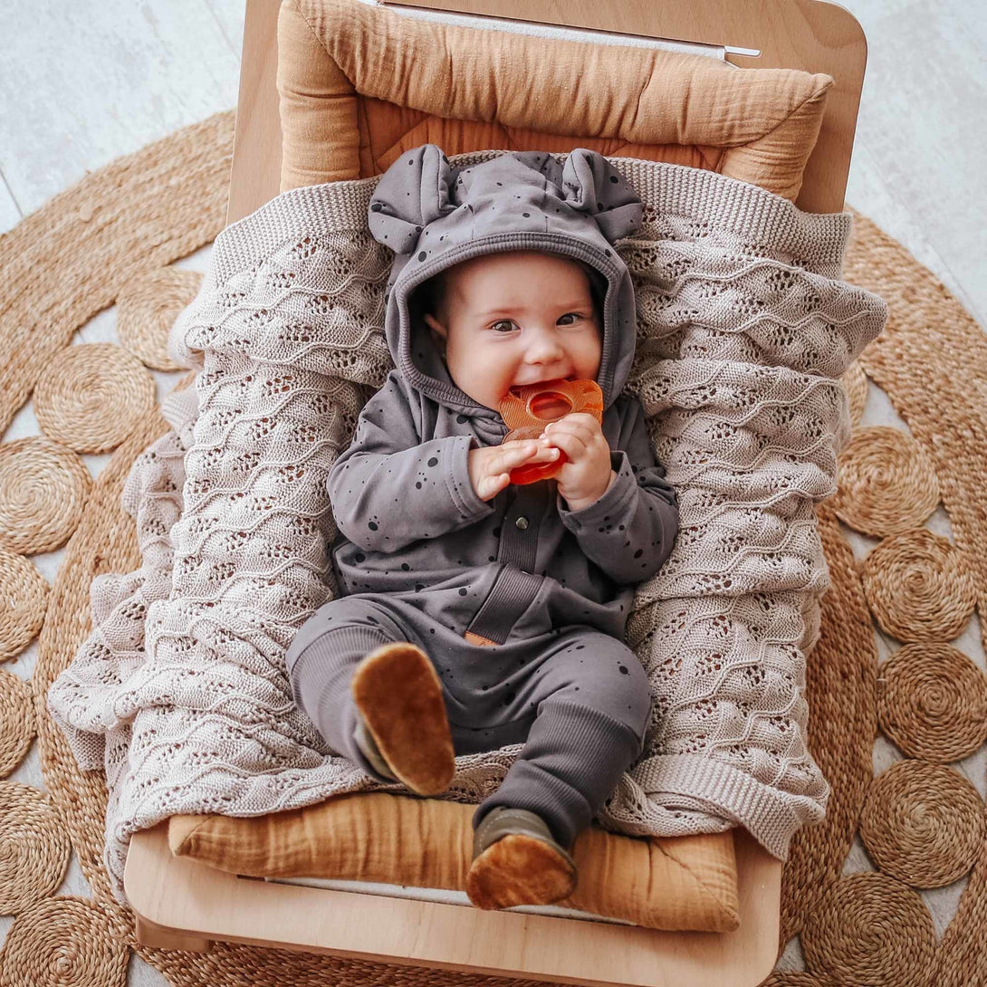 Hevea Natural Rubber Panda Teether Hevea Baby Bath Toys at Little Earth Nest Eco Shop Geelong Online Store Australia