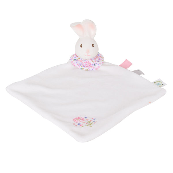 Havah Bunny Teether Blanket Little Earth Nest Dummies and Teethers at Little Earth Nest Eco Shop Geelong Online Store Australia