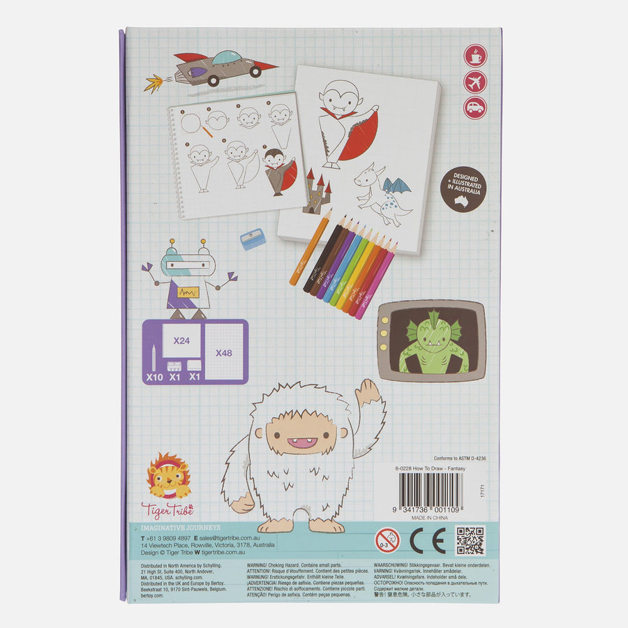 Tiger Tribe How to Draw Set Tiger Tribe Art and Craft Kits at Little Earth Nest Eco Shop Geelong Online Store Australia