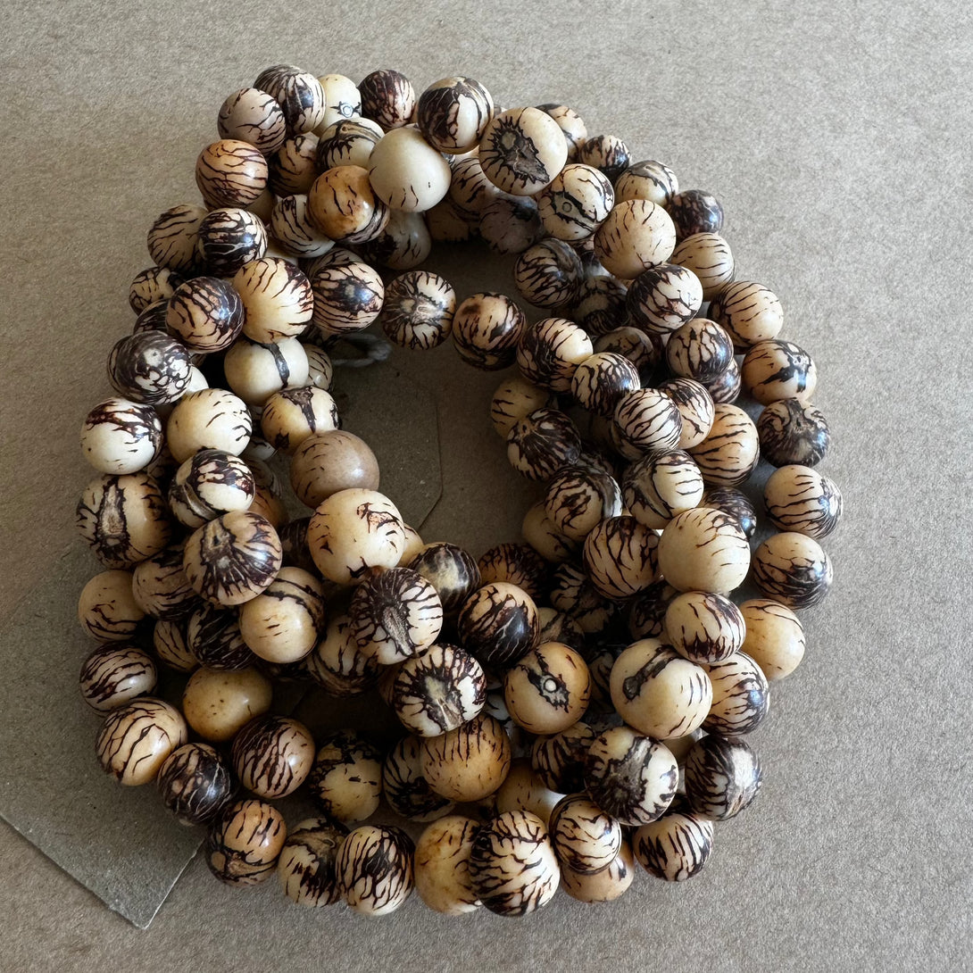 Melko Acai Bead Necklace Melko Necklaces Light Marble at Little Earth Nest Eco Shop Geelong Online Store Australia