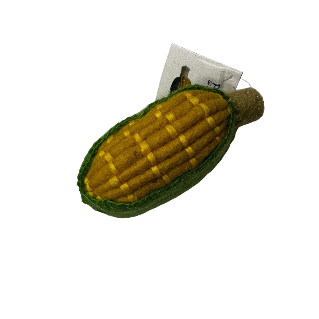 Felt Vegetables Papoose Toys Pretend Play Corn at Little Earth Nest Eco Shop Geelong Online Store Australia