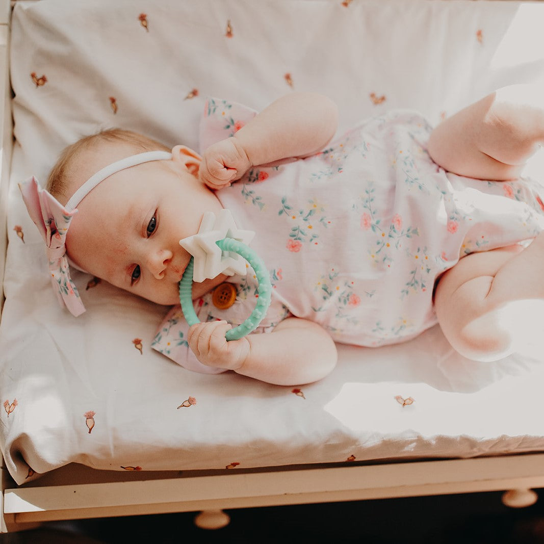 Jellystone Designs Star Teether Jellystone Designs Dummies and Teethers at Little Earth Nest Eco Shop Geelong Online Store Australia