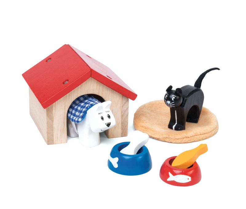 Le Toy Van Pet Set Le Toy Van Dollhouse Accessories at Little Earth Nest Eco Shop Geelong Online Store Australia