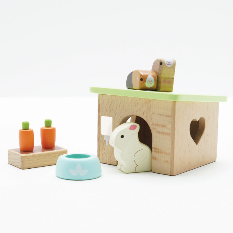 Le Toy Van Guinea Pig and Bunny Set Le Toy Van Dollhouse Accessories at Little Earth Nest Eco Shop Geelong Online Store Australia