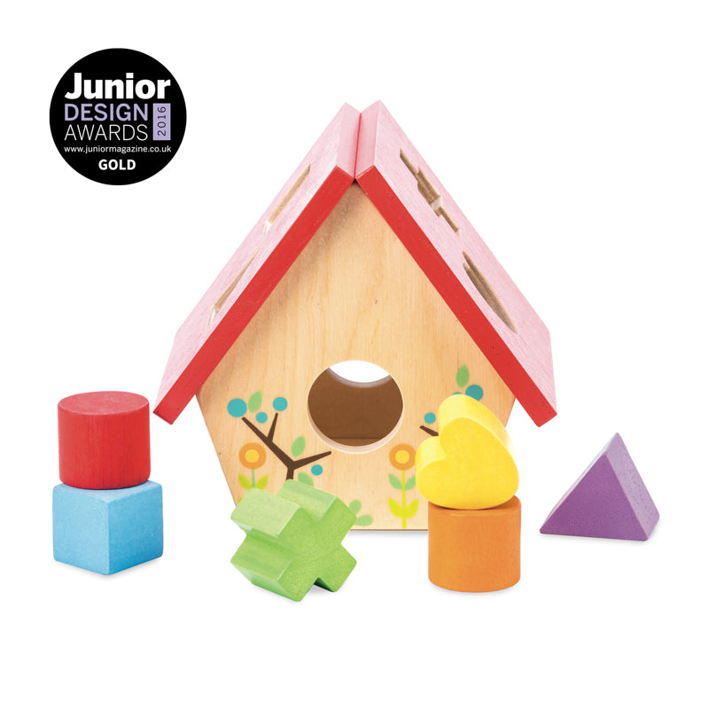 Le Toy Van Bird House Shape Sorter Le Toy Van Baby Activity Toys at Little Earth Nest Eco Shop Geelong Online Store Australia