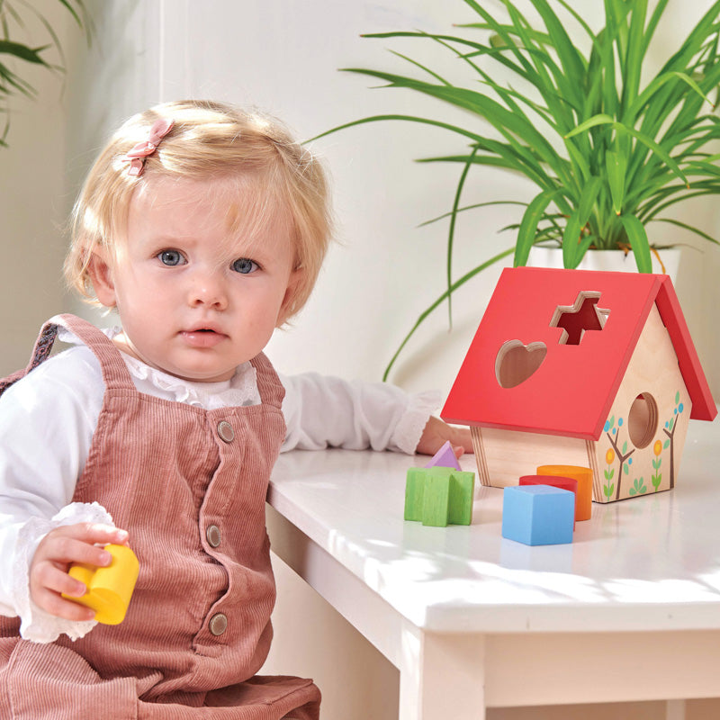 Le Toy Van Bird House Shape Sorter Le Toy Van Baby Activity Toys at Little Earth Nest Eco Shop Geelong Online Store Australia