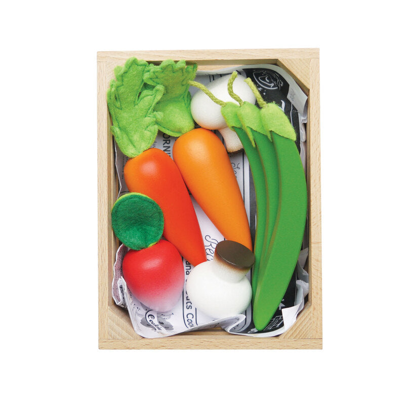 Le Toy Van Food In Wooden Crates Le Toy Van Toy Kitchens & Play Food at Little Earth Nest Eco Shop Le Toy Van Food In Wooden Crates - Pretend Play Food - Little Earth Nest Geelong Online Store Australia