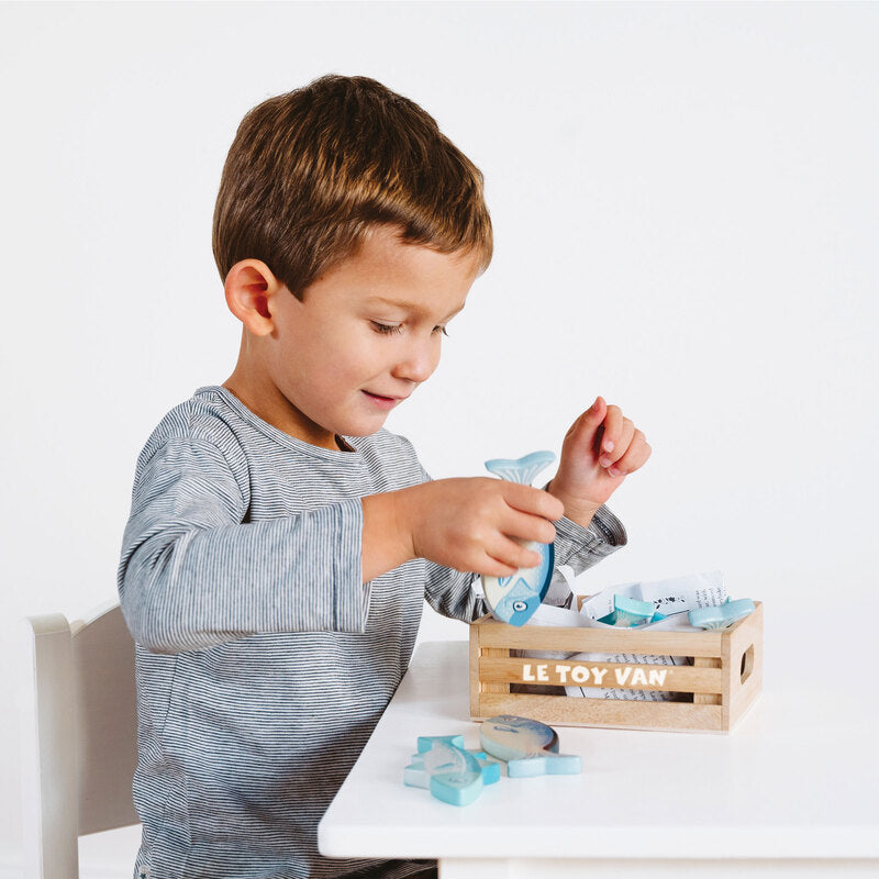 Le Toy Van Food In Wooden Crates Le Toy Van Toy Kitchens & Play Food at Little Earth Nest Eco Shop Le Toy Van Food In Wooden Crates - Pretend Play Food - Little Earth Nest Geelong Online Store Australia