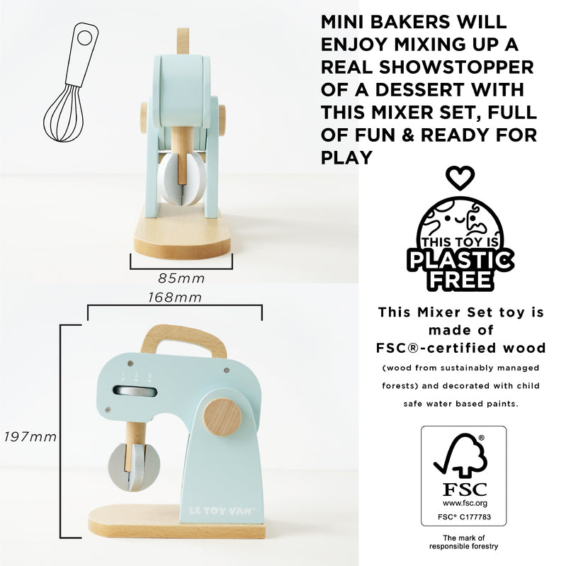 Le Toy Van Honeybake Mixer Le Toy Van Toy Kitchens & Play Food at Little Earth Nest Eco Shop Geelong Online Store Australia