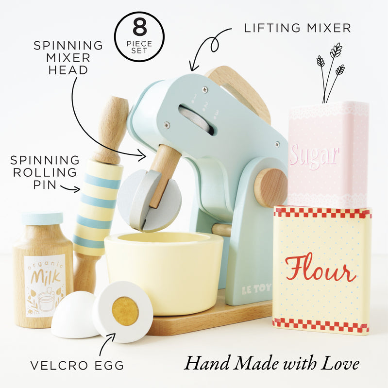 Le Toy Van Honeybake Mixer Le Toy Van Toy Kitchens & Play Food at Little Earth Nest Eco Shop Geelong Online Store Australia