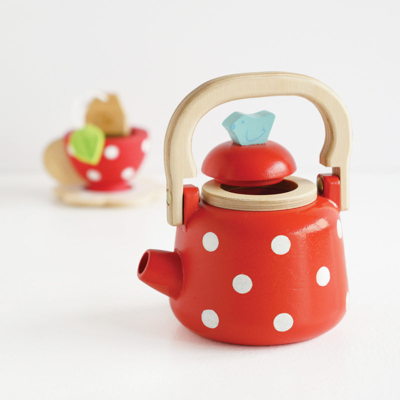 Le Toy Van Dotty Kettle Le Toy Van Pretend Play at Little Earth Nest Eco Shop Geelong Online Store Australia
