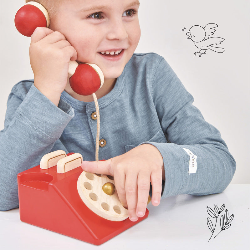 Le Toy Van Vintage Phone Le Toy Van Pretend Play at Little Earth Nest Eco Shop Geelong Online Store Australia