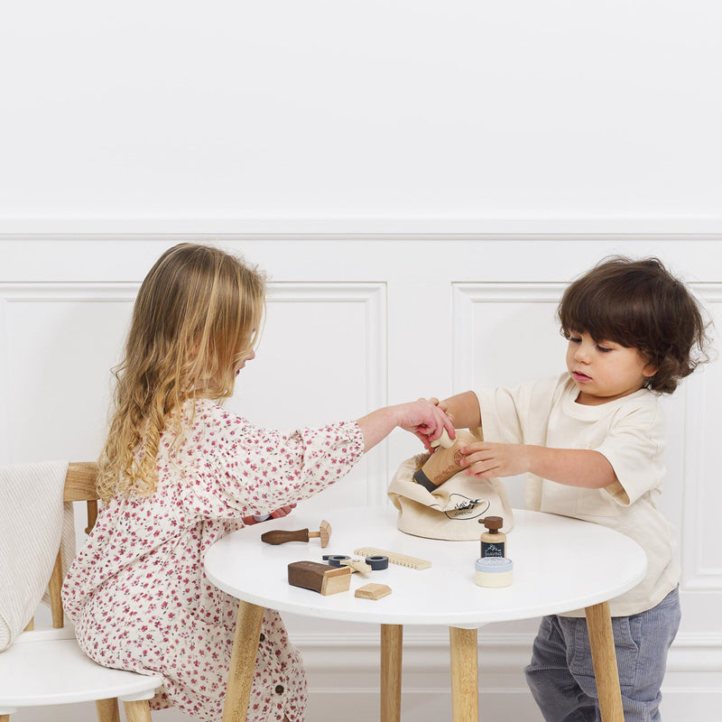 Wooden Hairdresser & Barber Kit by Le Toy Van Le Toy Van Pretend Play at Little Earth Nest Eco Shop Wooden Hairdresser & Barber Kit – 12-Piece Pretend Play Set for Kids by Le Toy Van Geelong Online Store Australia