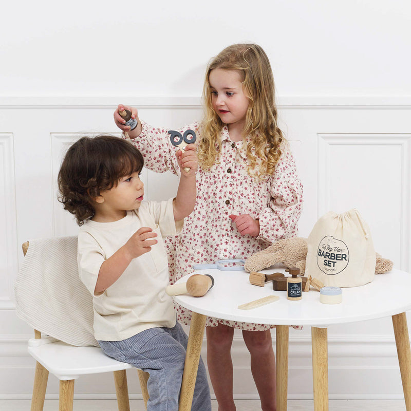Wooden Hairdresser & Barber Kit by Le Toy Van Le Toy Van Pretend Play at Little Earth Nest Eco Shop Wooden Hairdresser & Barber Kit – 12-Piece Pretend Play Set for Kids by Le Toy Van Geelong Online Store Australia