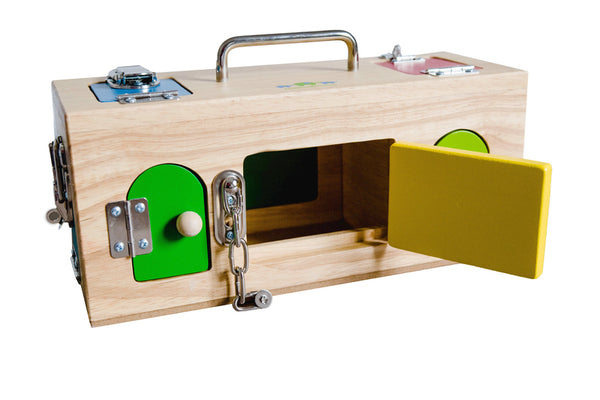 MamaGenius Lock Box MamaGenius Activity Toys at Little Earth Nest Eco Shop Geelong Online Store Australia