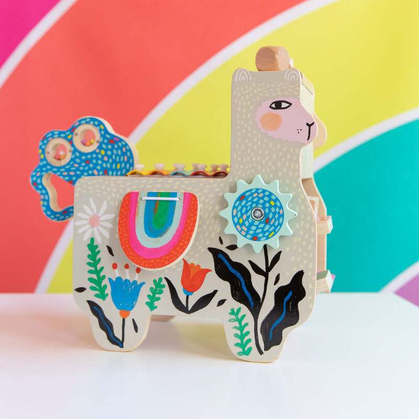 Musical Lili Llama Manhattan Toy Musical Toys at Little Earth Nest Eco Shop