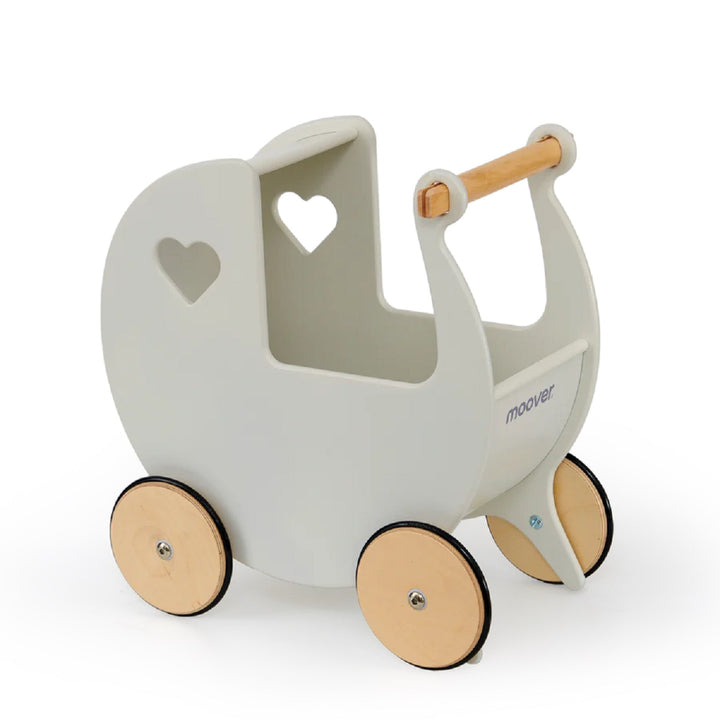 Moover Dolls Pram Classic Moover Toys Pretend Play Off White at Little Earth Nest Eco Shop
