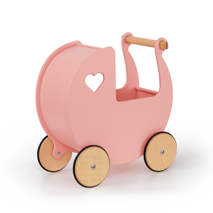Moover Dolls Pram Moover Toys Pretend Play Pink at Little Earth Nest Eco Shop