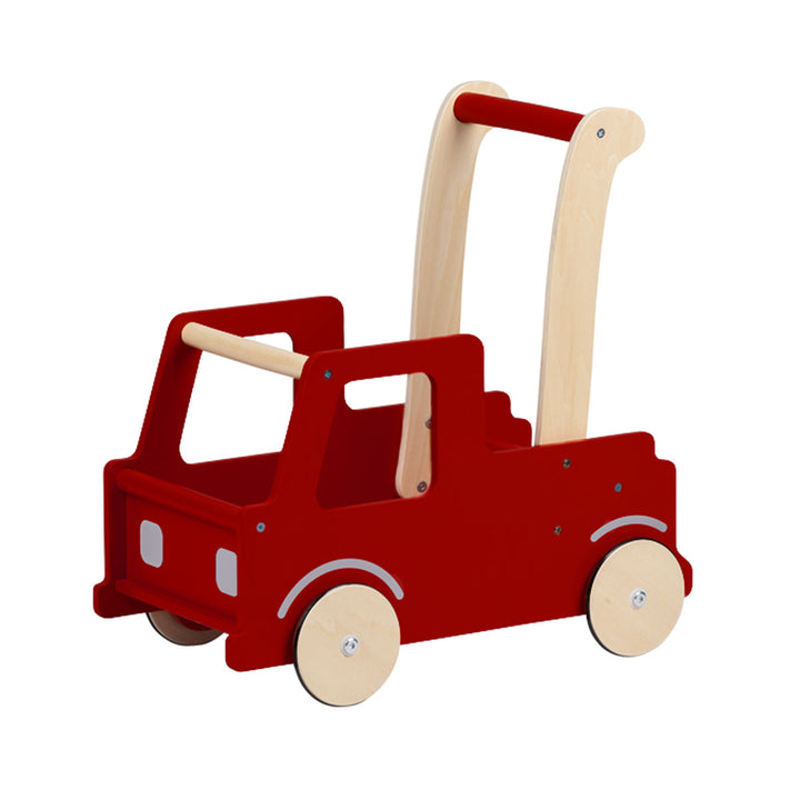 Moover Line Red Truck Walker Moover Toys Baby Walkers and Entertainers at Little Earth Nest Eco Shop