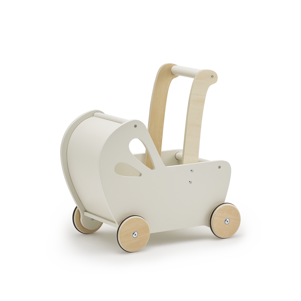 Moover Essentials Dolls Pram Moover Toys Dolls, Playsets & Toy Figures Off White at Little Earth Nest Eco Shop Moover Line Dolls Pram Essentials Geelong Online Store Australia