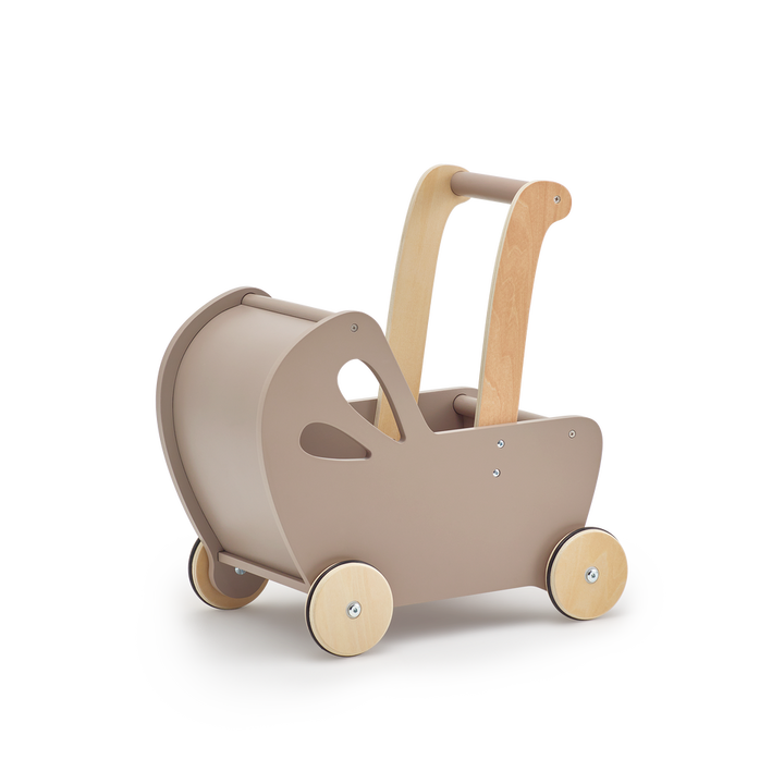Wooden dolls top pram 12 months