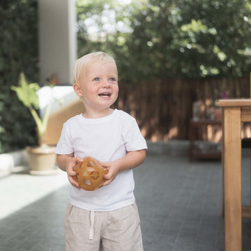 Hevea Natural Rubber Star Ball Hevea Baby Bath and Body at Little Earth Nest Eco Shop Hevea Natural Rubber Star Ball - Hevea Star Ball Geelong Online Store Australia