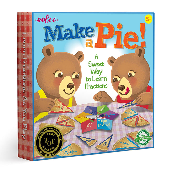 Eeboo Make A Pie Game Eeboo Games at Little Earth Nest Eco Shop