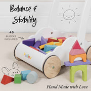 Le Toy Van Rainbow Cloud Walker Le Toy Van Baby Walkers and Entertainers at Little Earth Nest Eco Shop Geelong Online Store Australia