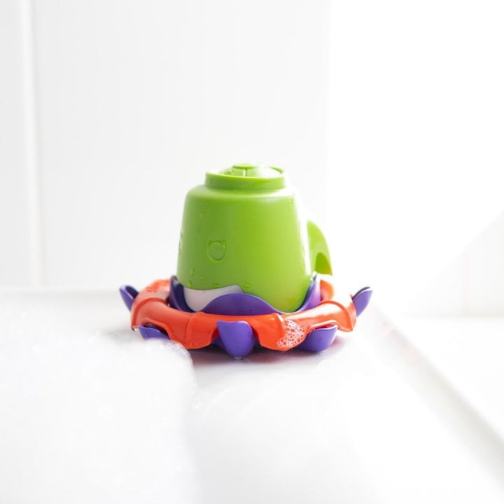 Happy Planet Toys Octobuoy Recycled Plastic Stacking Cups Happy Planet Toys Bath Toys at Little Earth Nest Eco Shop