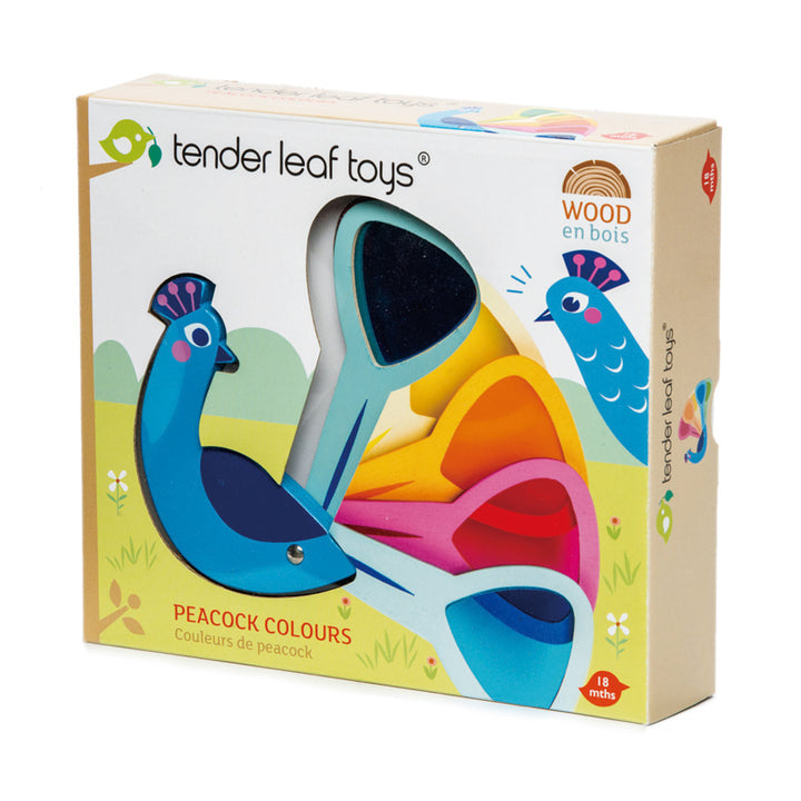 Peacock Colour Viewer by Tenderleaf Toys Tenderleaf Toys Activity Toys at Little Earth Nest Eco Shop