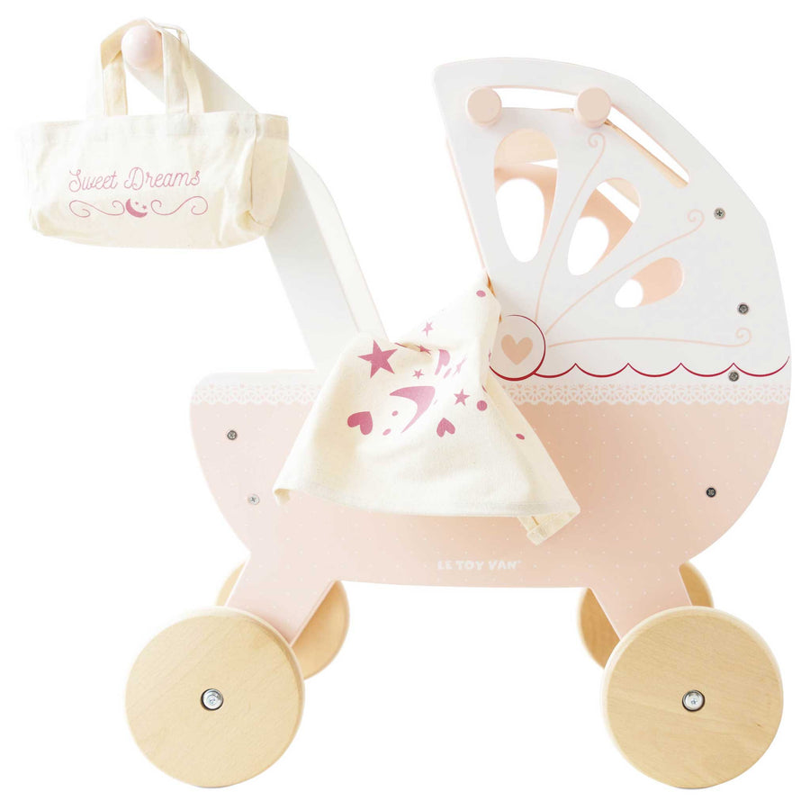 Le Toy Van Sweet Dreams Pram Le Toy Van Toys at Little Earth Nest Eco Shop Geelong Online Store Australia