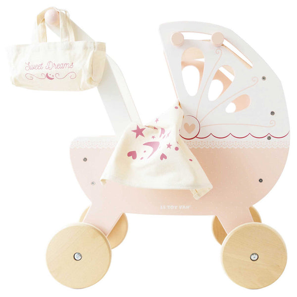 Le Toy Van Sweet Dreams Pram Le Toy Van Toys at Little Earth Nest Eco Shop Geelong Online Store Australia