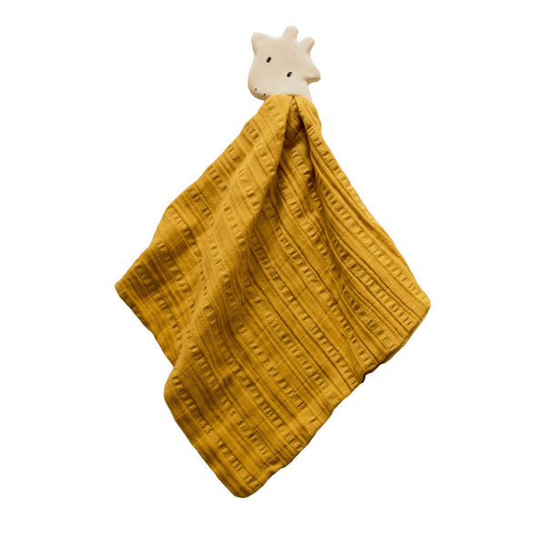 Organic Cotton Baby Comforter Toy by Tikiri Tikiri Baby Activity Toys at Little Earth Nest Eco Shop